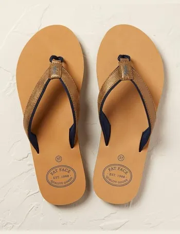 fat face flip flops sale