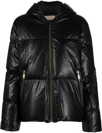 Michael Kors logo-tape Hooded Puffer Jacket - Farfetch