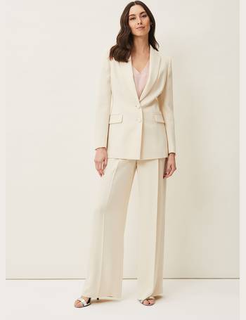 wide leg suit trousers womens