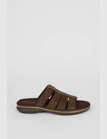 Shop Debenhams Men s Leather Sandals up to 70 Off DealDoodle