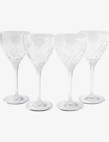 Barwell Cut Crystal Brandy Glass, Set of Four - Soho Home