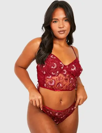 Shop Boohoo Red Bralettes up to 80% Off