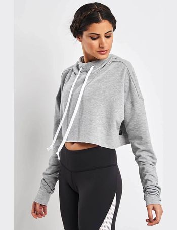 reebok dance cropped hoodie