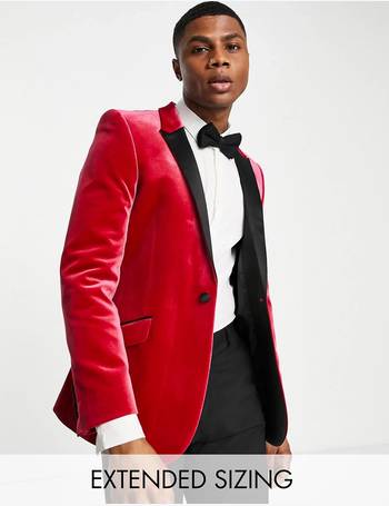 velvet blazer mens asos