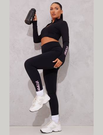 Shop PrettyLittleThing Womens Black Gym Leggings up to 80% Off
