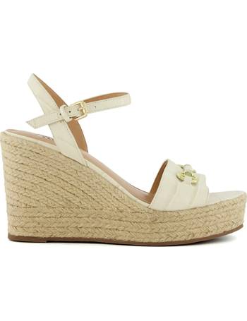 Crossover Ankle Strap Wedge Sandals