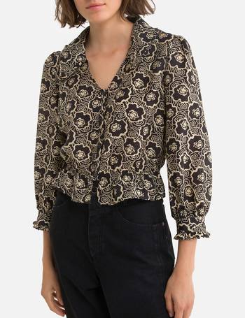 ba&sh Bianca Paisley Blouse