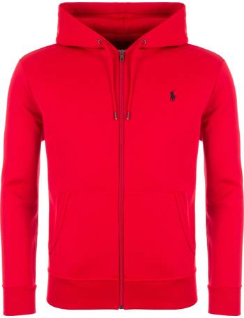 Shop Polo Ralph Lauren Men's Red Hoodies up to 70% Off | DealDoodle
