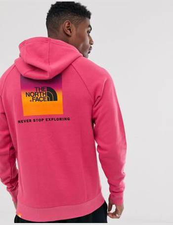 the north face hoodie pink