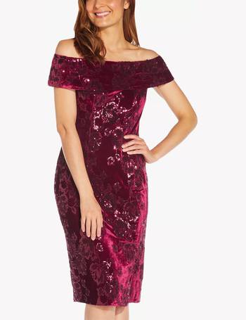 Adrianna papell store red sequin dress