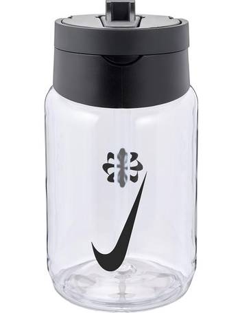 Nike Clear Core Hydro Flow Graphic Swoosh 709ml Water Bottle, Grey