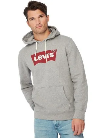 levis grey hoodie mens