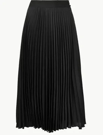 m and s black skirts