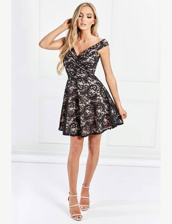 Sistaglam sweetheart store lace skater dress