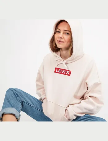 levis pink hoodie