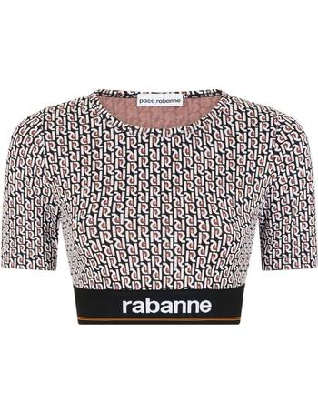 Rabanne floral-lace Crop Top - Farfetch