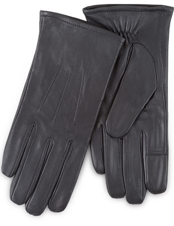 debenhams black leather gloves