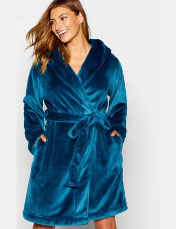 tesco hooded dressing gown