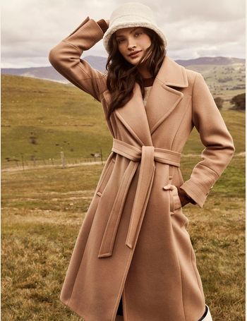 heather wrap coat forever new