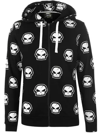 no fear skull hoodie