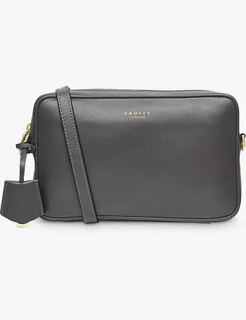 Radley Manor Grove Leather Cross Body Bag, Black at John Lewis