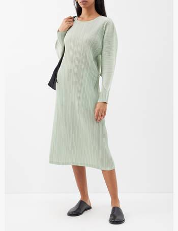 Pleats Please Issey Miyake August Pleated Dress - Farfetch