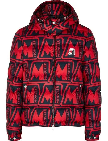 red moncler mens coat