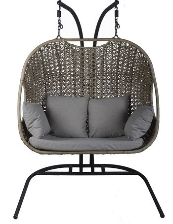 lg outdoor oslo double egg chair