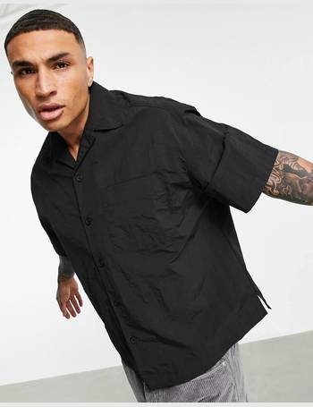 asos mens short sleeve button down