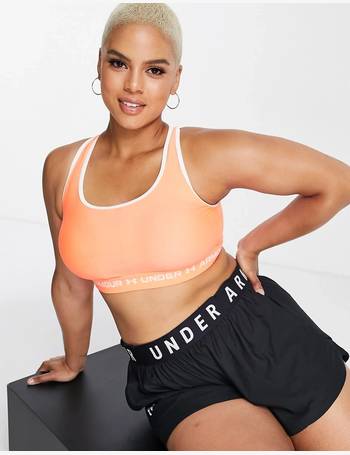 Under Armour Training mid support crossback sports bra in light