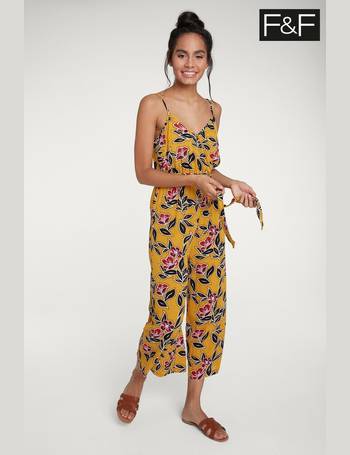 F&f floral sales print jumpsuit