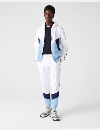 lacoste vertical panel tracksuit