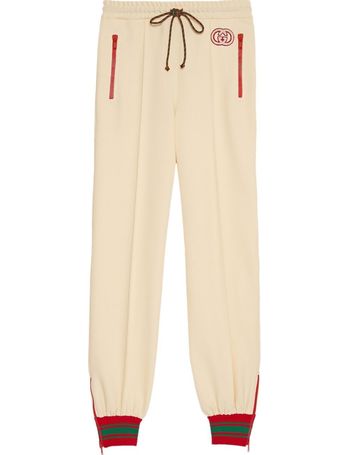 White gucci clearance sweatpants