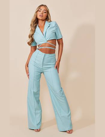 Shop PrettyLittleThing Women's High Waisted Tailored Trousers up to 80% Off
