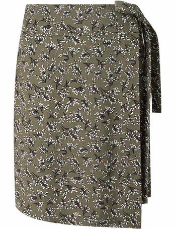 Jigsaw paisley wrap midi clearance skirt