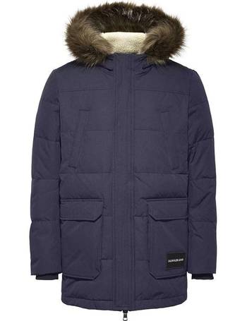 Calvin klein jeans omore hotsell fur parka