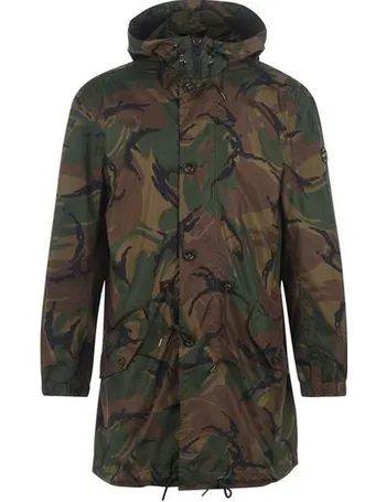 ralph lauren camo raincoat