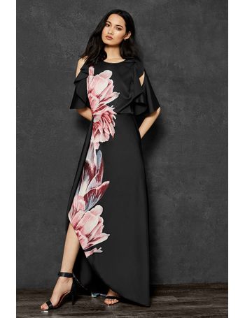 Shop Ted Baker Women s Black Maxi Dresses up to 75 Off DealDoodle