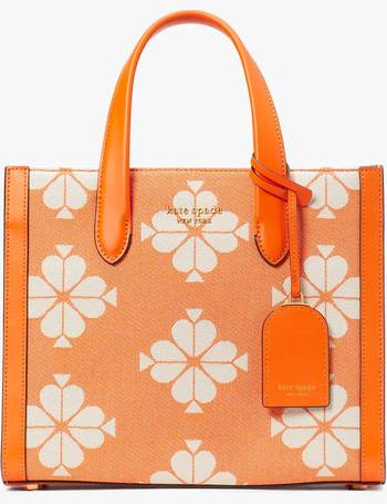 Spade Flower Two Tone Canvas Manhattan Large Tote