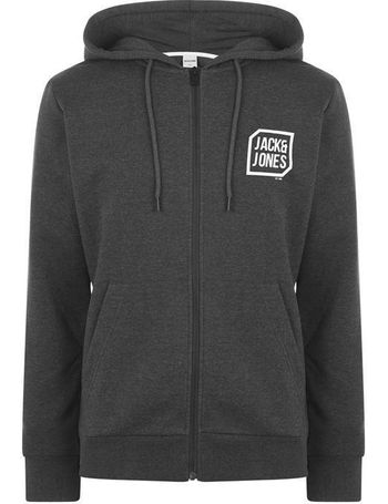 jack wills zip up moletom com capuz mens