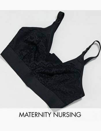 Tutti Rouge Maternity Amelia spot mesh and lace mix nursing bra