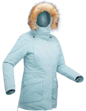 Women Winter Jacket for Hiking SH500 -10°C Black