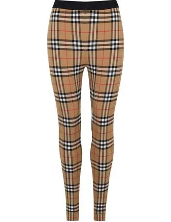 BURBERRY Gina Check Leggings