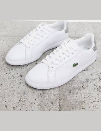 lacoste riberac leather trainers