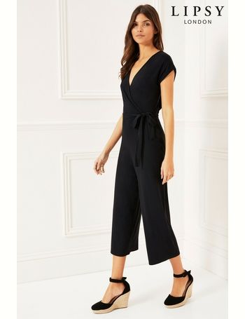 Lipsy wrap 2024 culotte jumpsuit