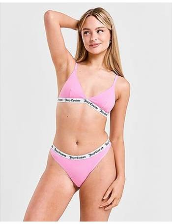 Juicy Couture Rosalie Logo-embroidered Stretch-woven Thong - 101