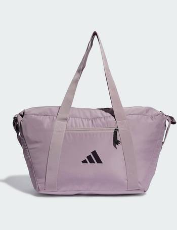 adidas Training 3 bar logo nylon tote bag in rust