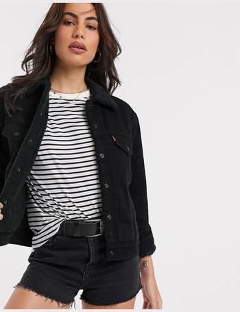 womens black levis jacket