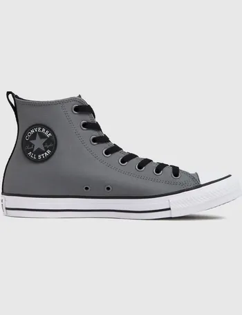 converse black & white hi tec tuff trainers