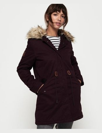 superdry borderlands fur lined parka